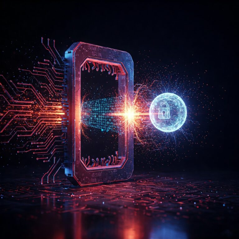 Digital gate symbolizing AI data access controls.