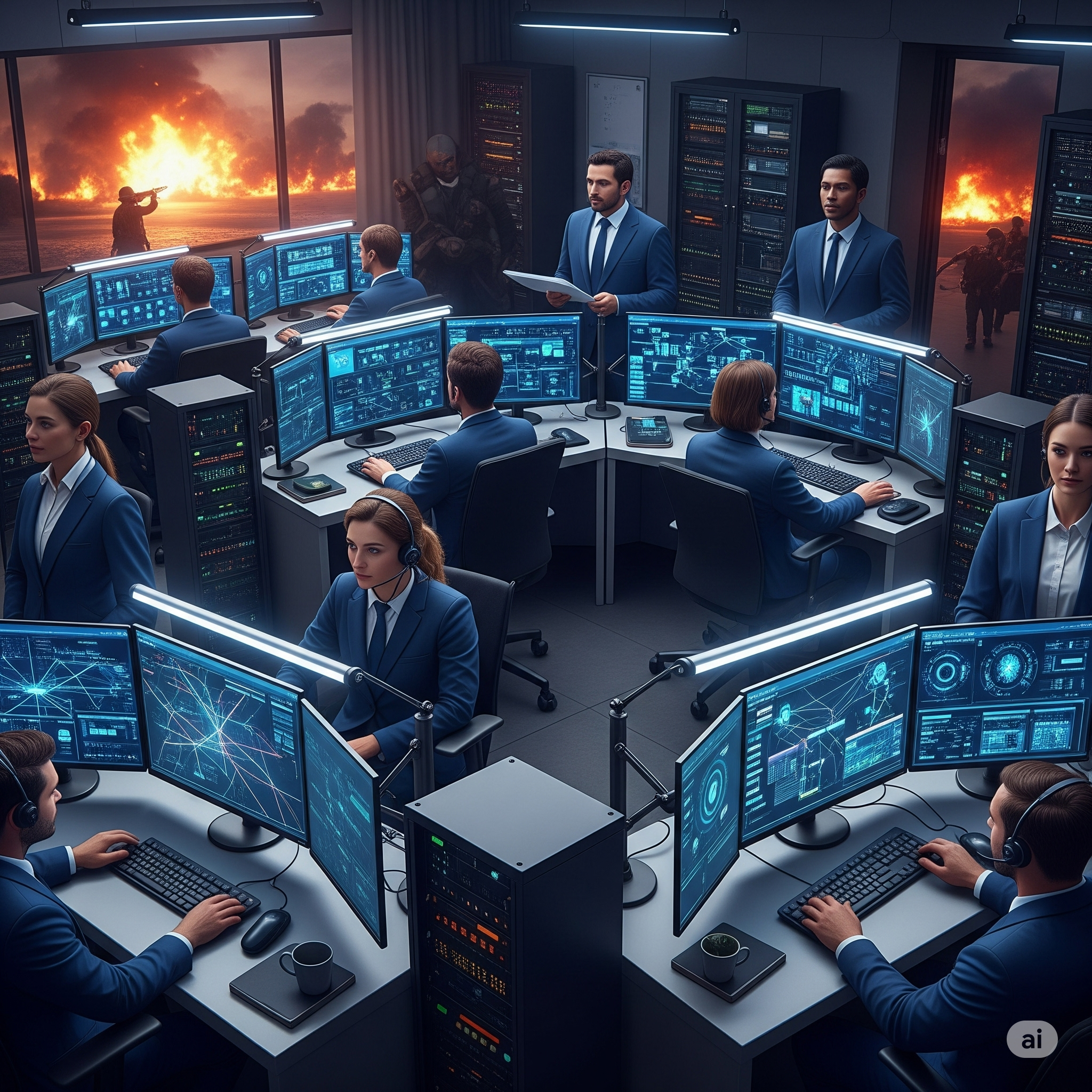 Cyber defense during war
