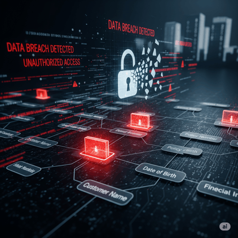 Insurance company cyber security breach of customer data