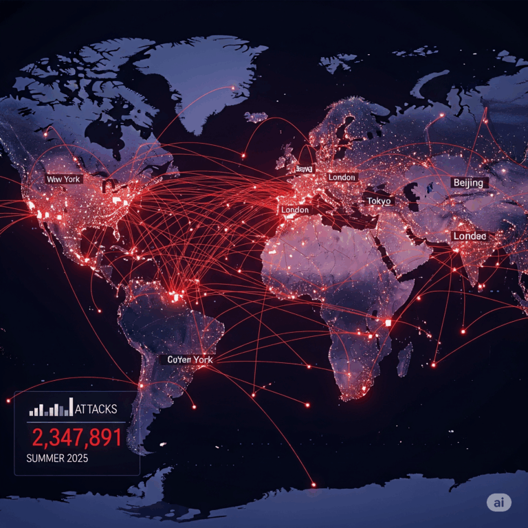 Summer 2025 cyberattacks globally