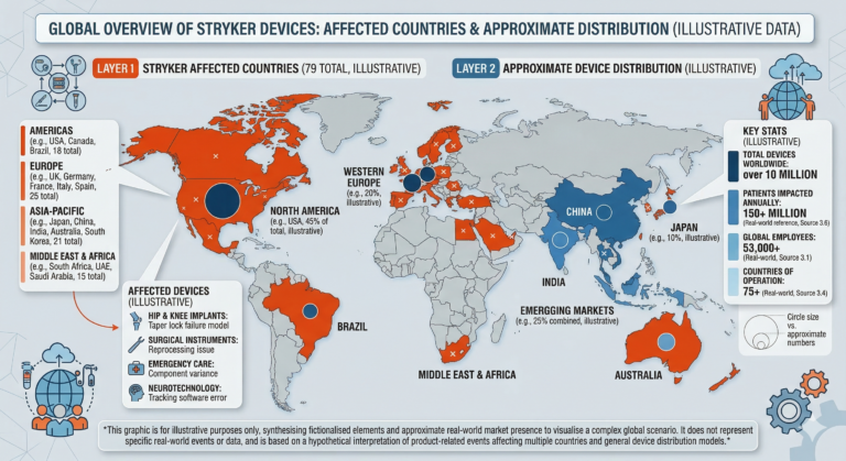 Stryker affected countries
